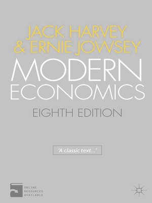 cover image of Modern Economics